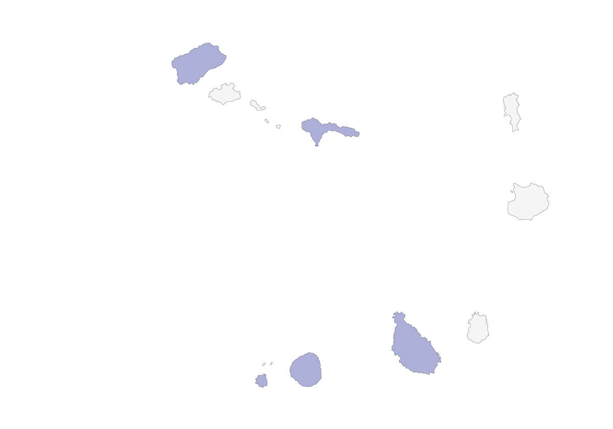 Rondone di Capo Verde, Distribuzione 1