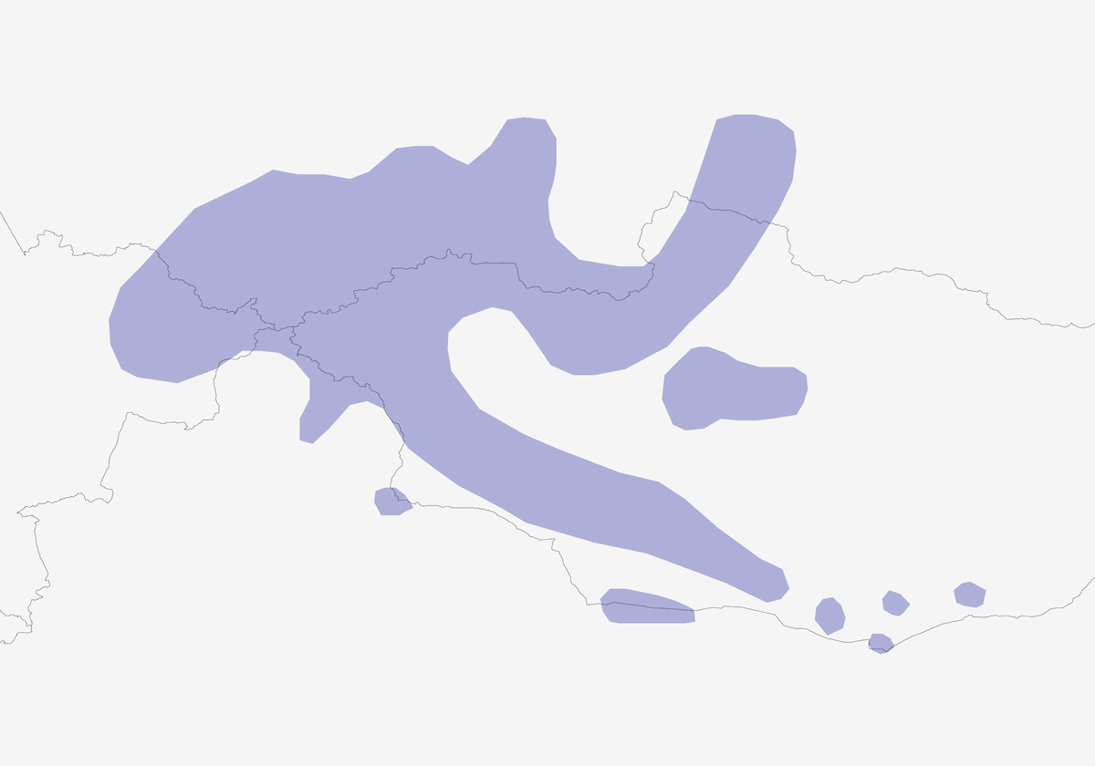 Tétraogalle de l'Altaï, Distribution 1