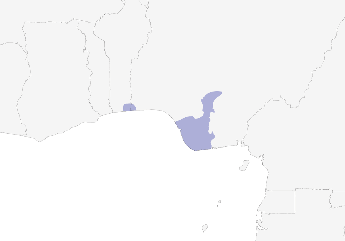 Anambra-Amarant, Verbreitung 1