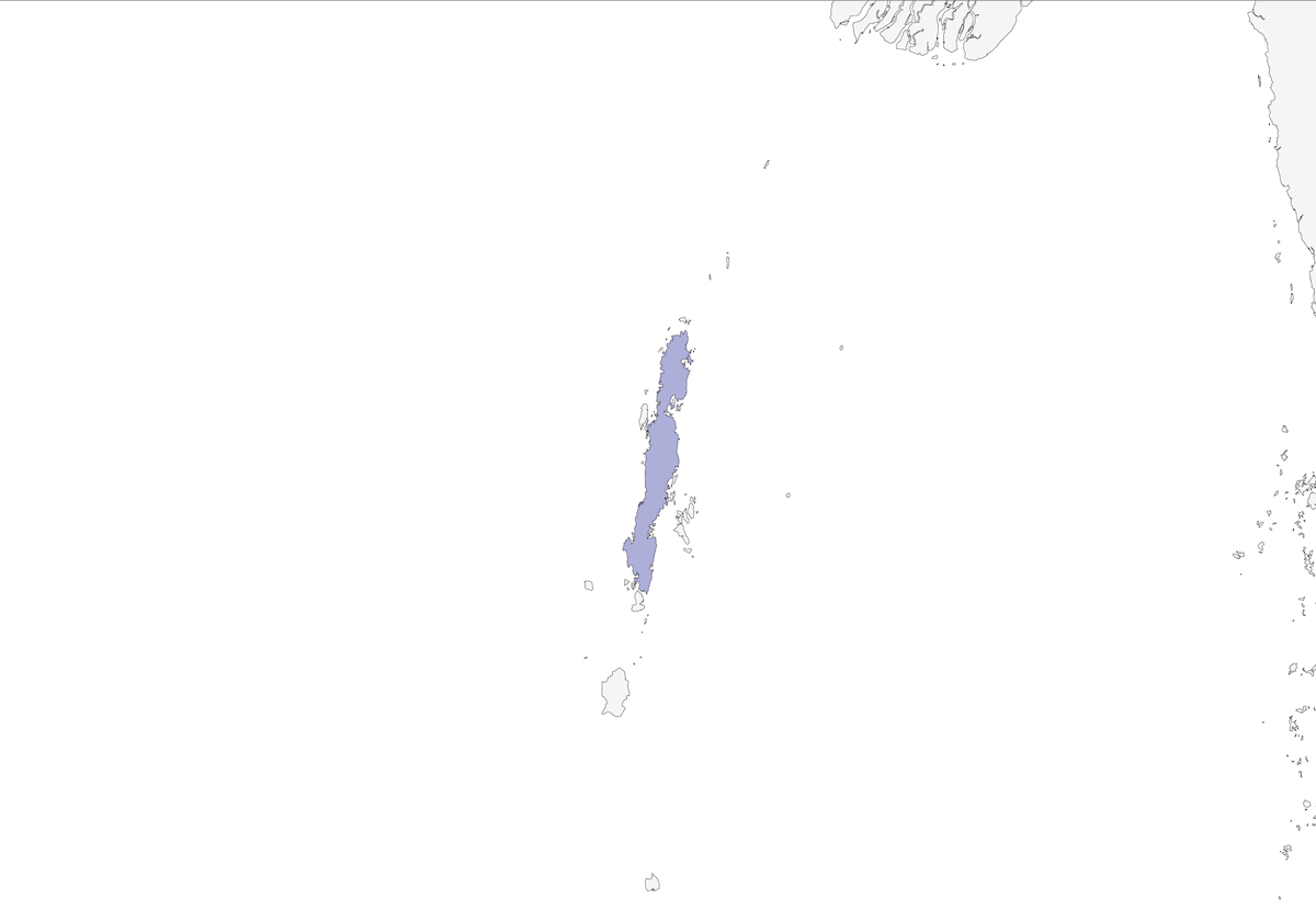 Porzana delle Andamane, Distribuzione 1