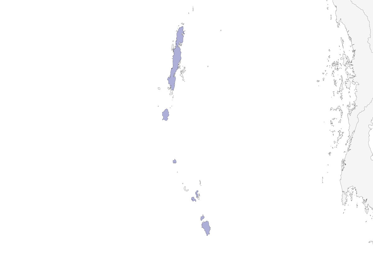 Andaman Nightjar, Distribution 1