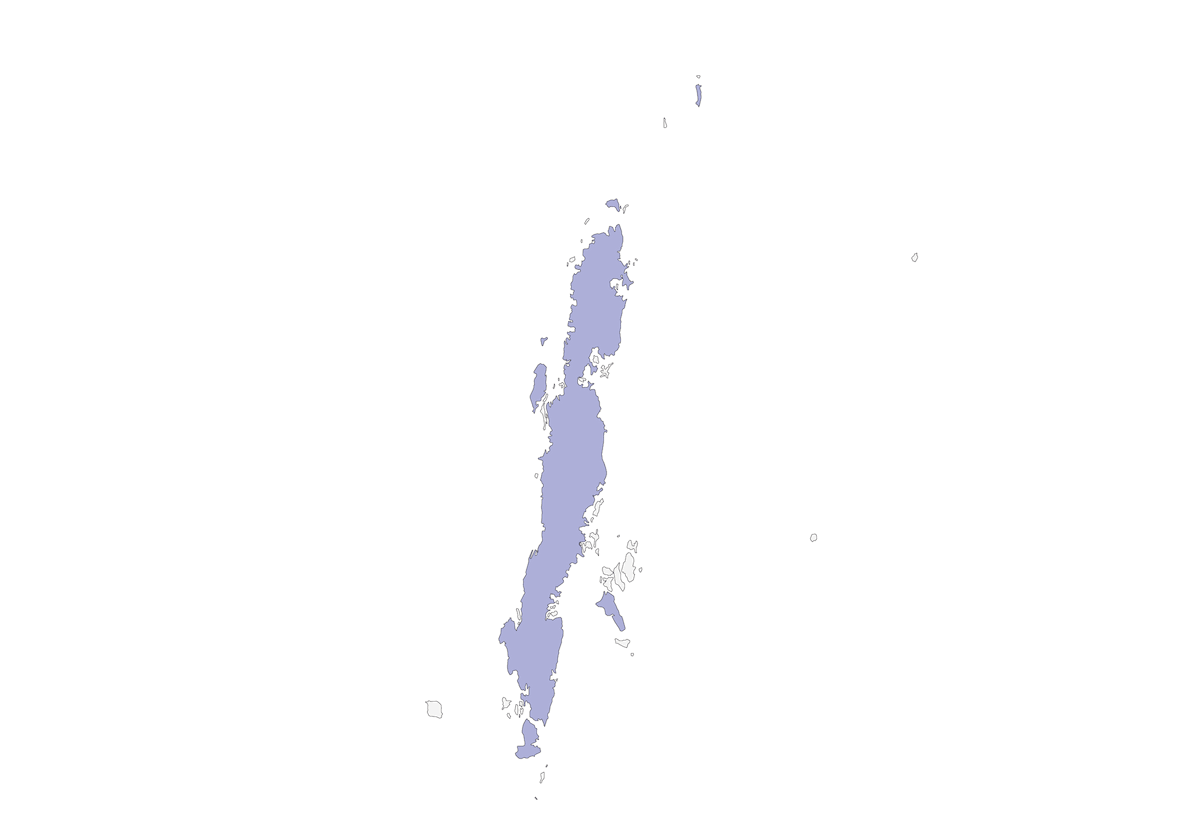 Cerceta de Andamán, Distribución 1