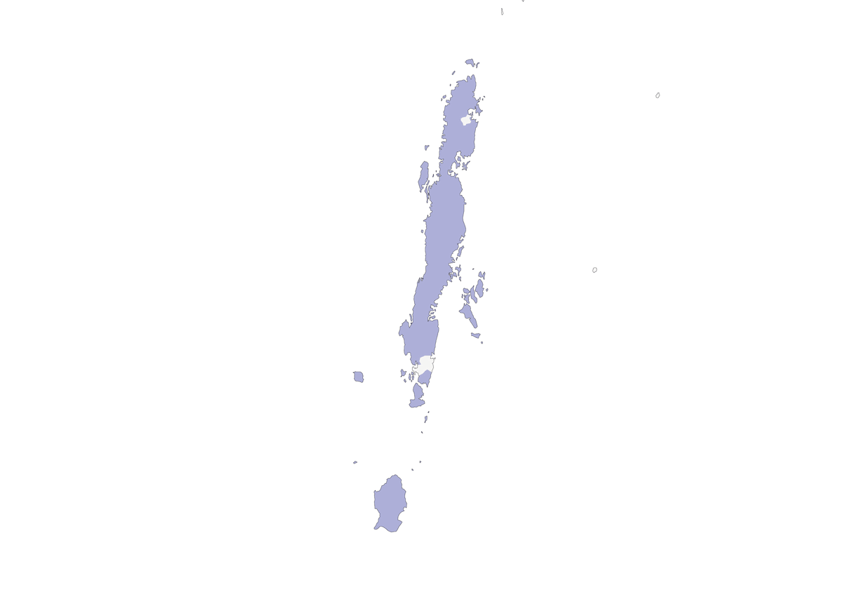 Picchio delle Andamane, Distribuzione 1