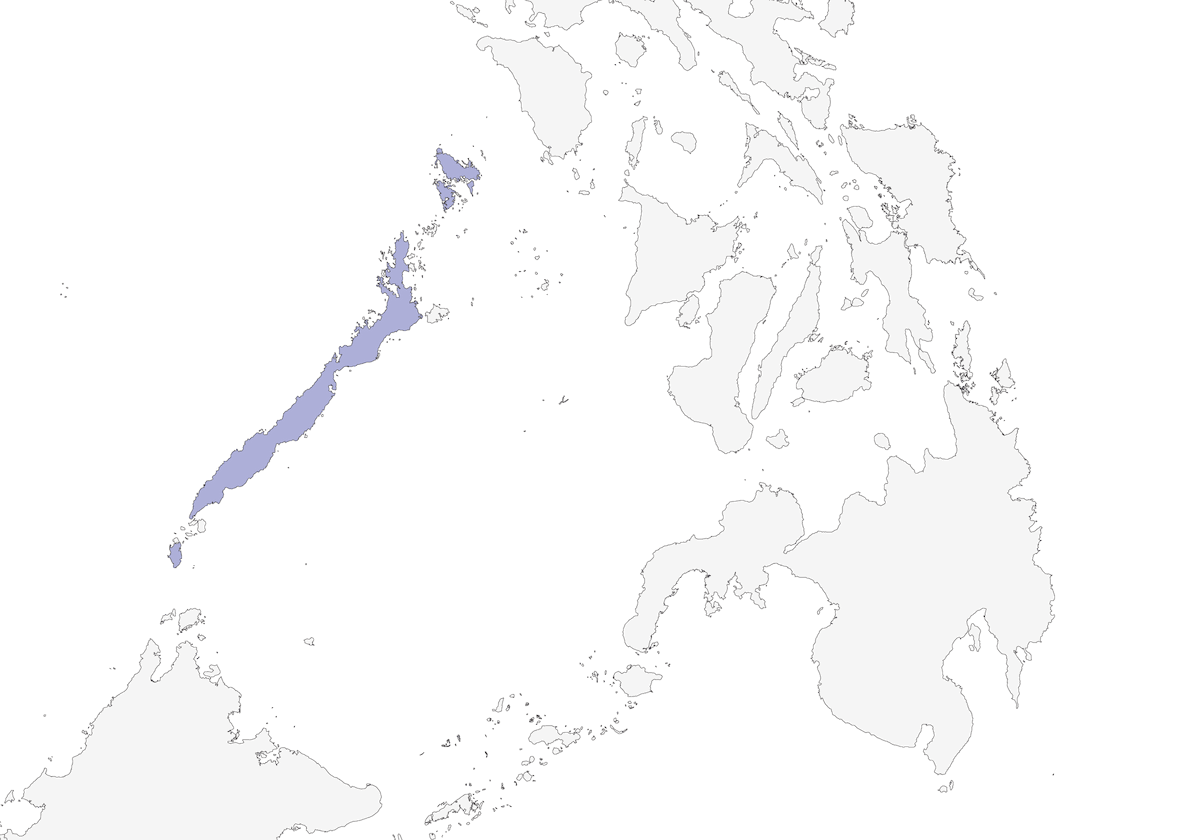 Ashy-fronted Bulbul, Distribution 1