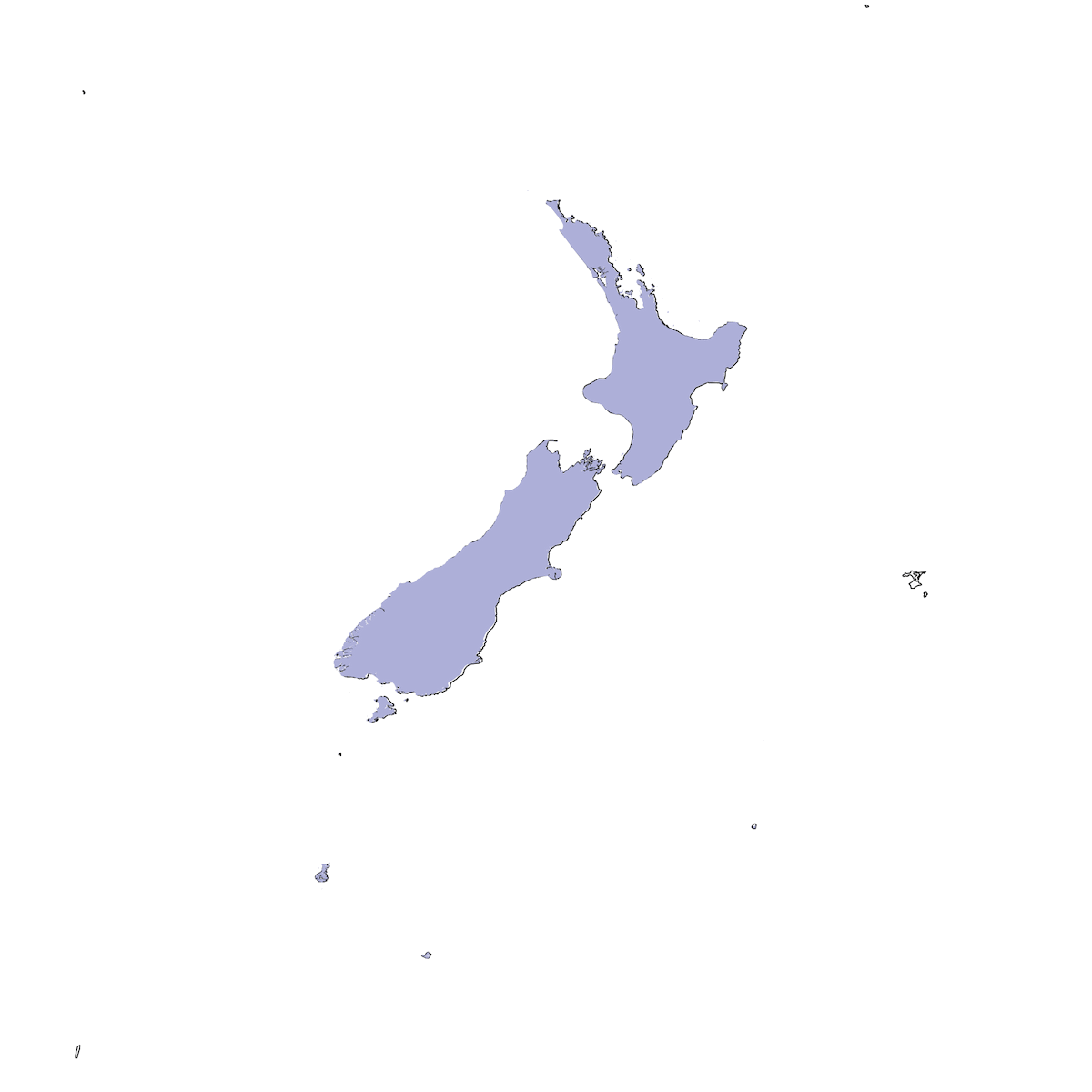 Pispola della Nuova Zelanda, Distribuzione 1