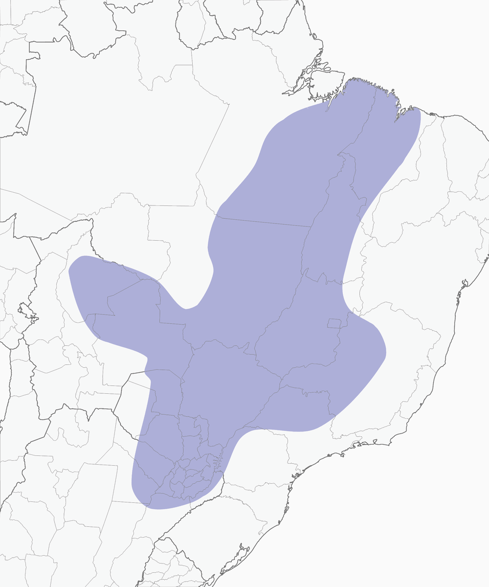 Paujil de Cara Desnuda, Distribución 1