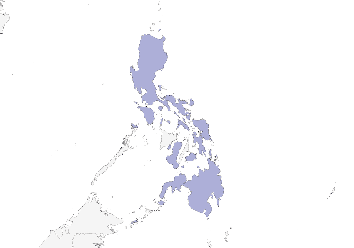 Philippine Honey-buzzard, Distribution 1