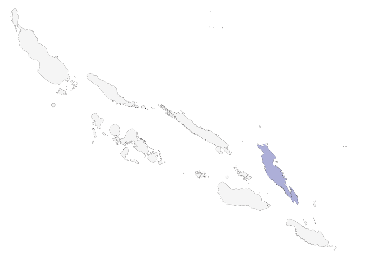 Malaitamonarch, Verbreitung 1