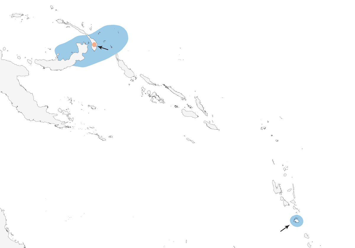 Pétrel de Beck, Distribution 1