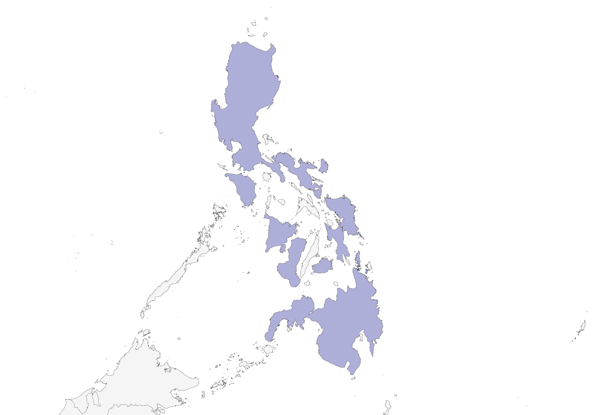 Bicolored Flowerpecker, Distribution 1