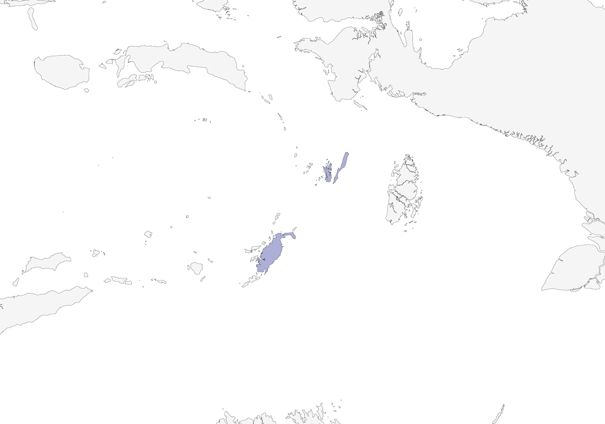 Uccello frate di Tanimbar, Distribuzione 1