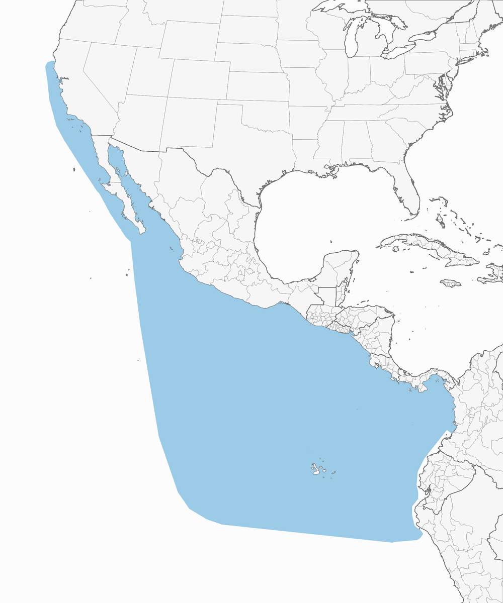 Oceanodroma nera, Distribuzione 1