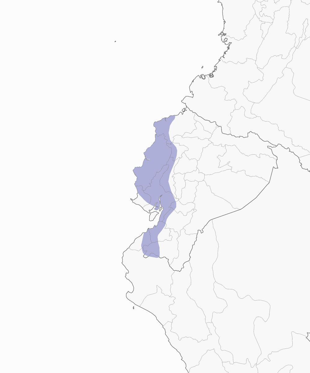 Ecuadorian Trogon, 分布 1
