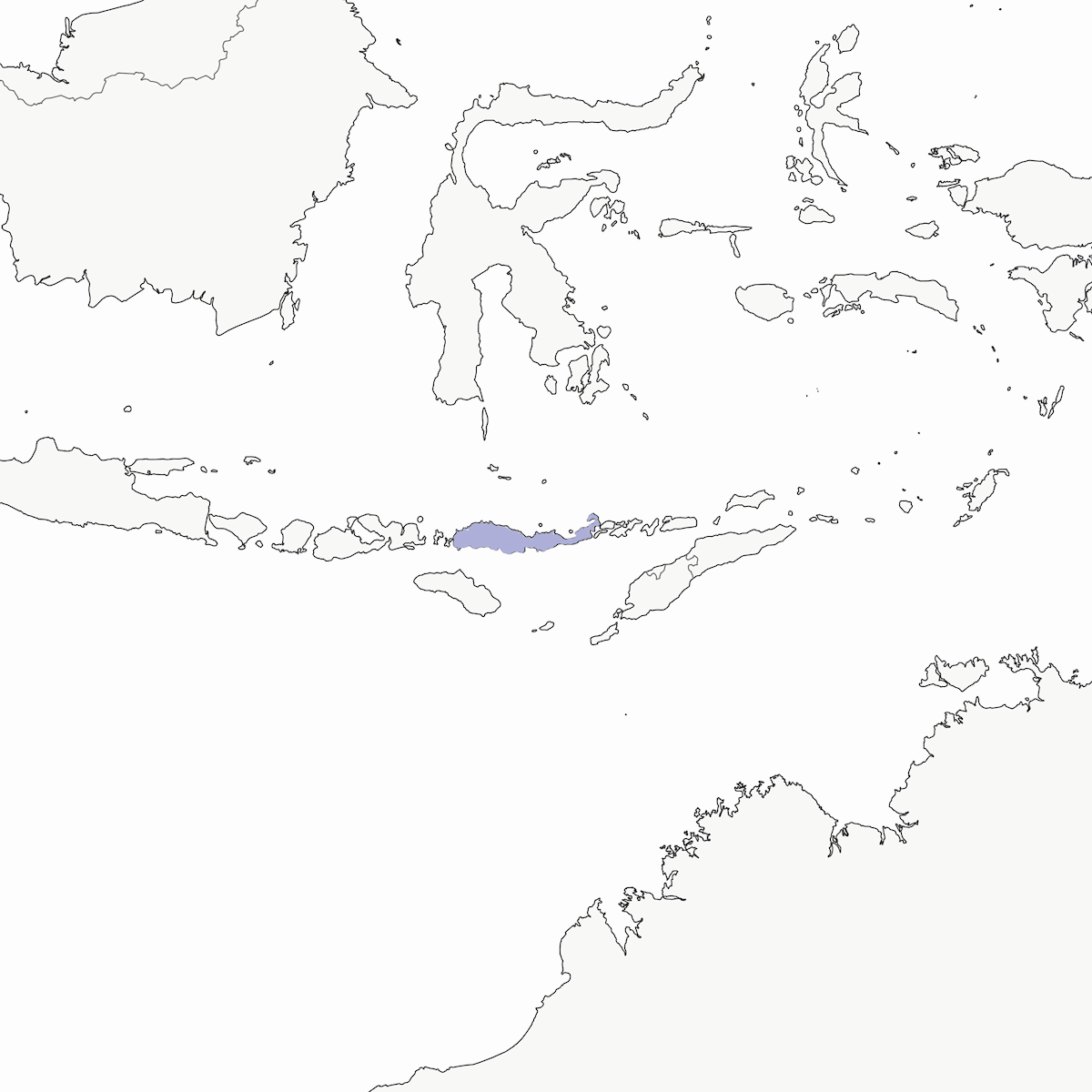 Flores-Mistelfresser, Verbreitung 1