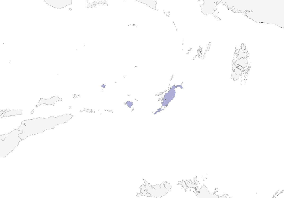 Monarque de Boano, Distribution 1
