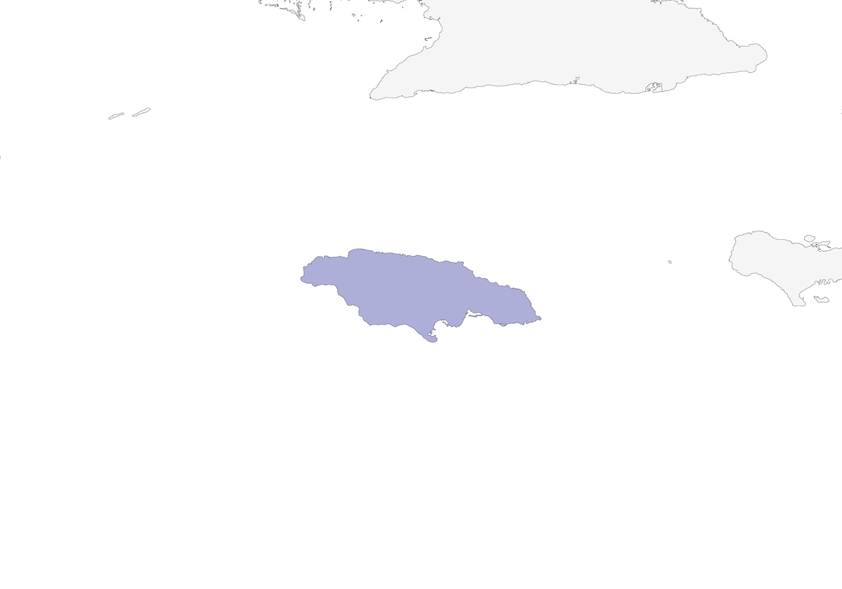 Vireo di montagna blu, Distribuzione 1