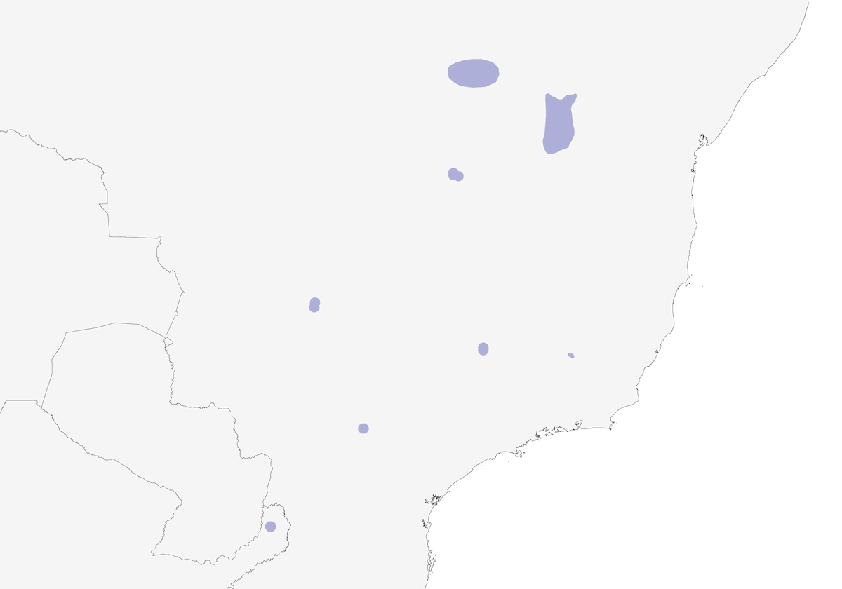 Smergo brasiliano, Distribuzione 1