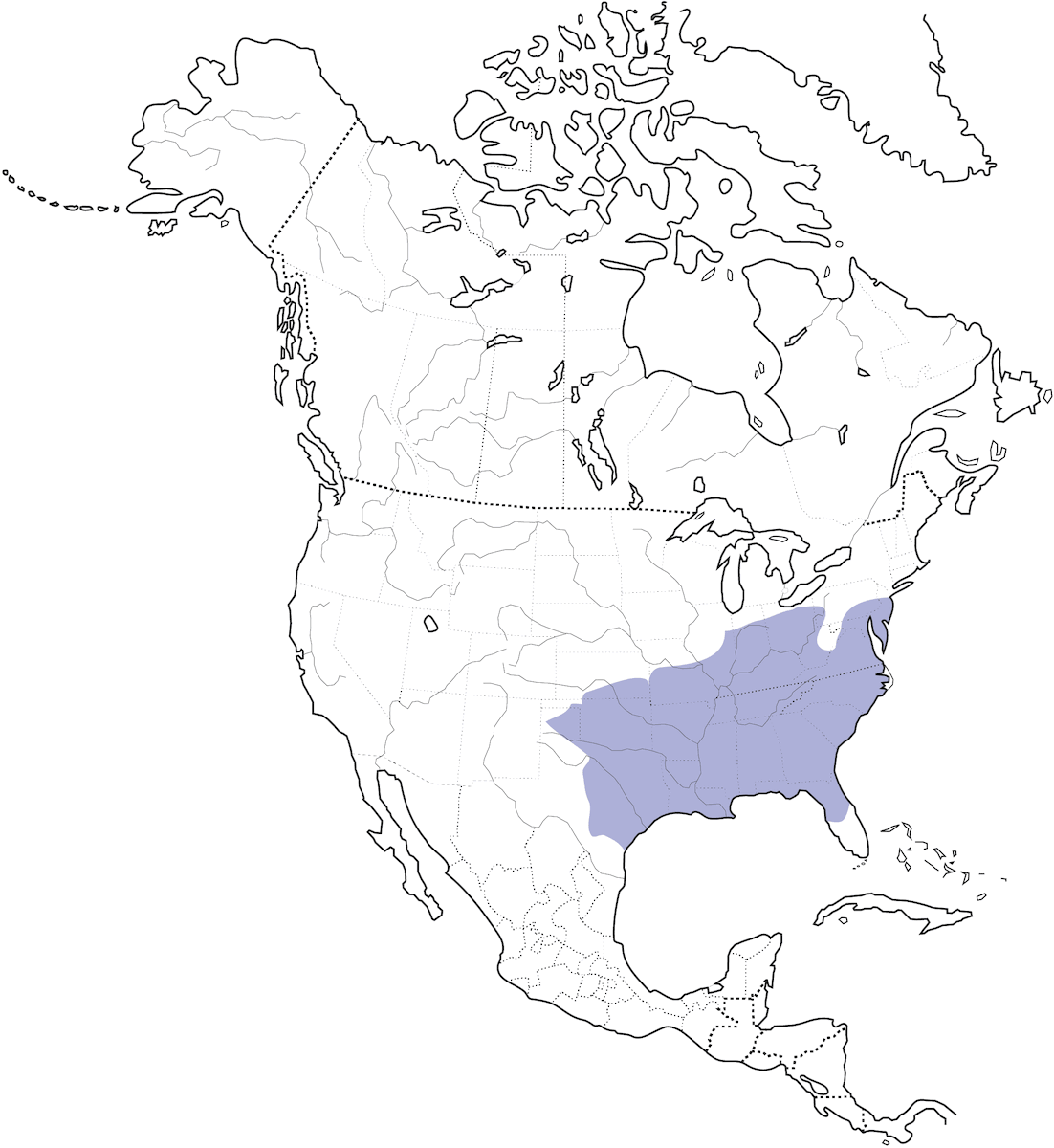Carbonero Carolino, Distribución 1