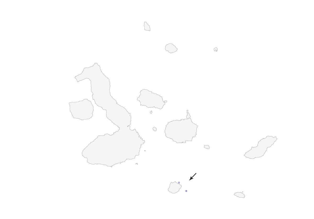 Floreana Mockingbird, Distribution 1