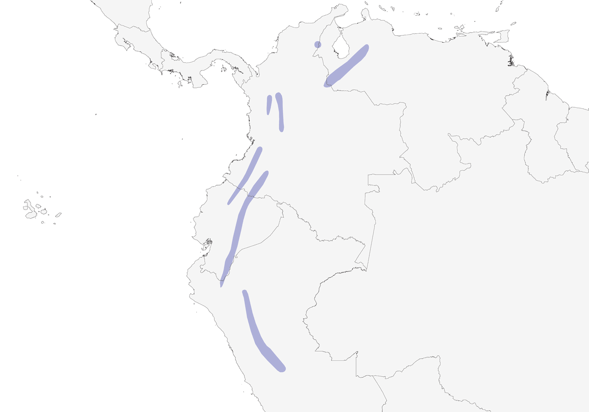 Chestnut-breasted Chlorophonia, Distribution 1