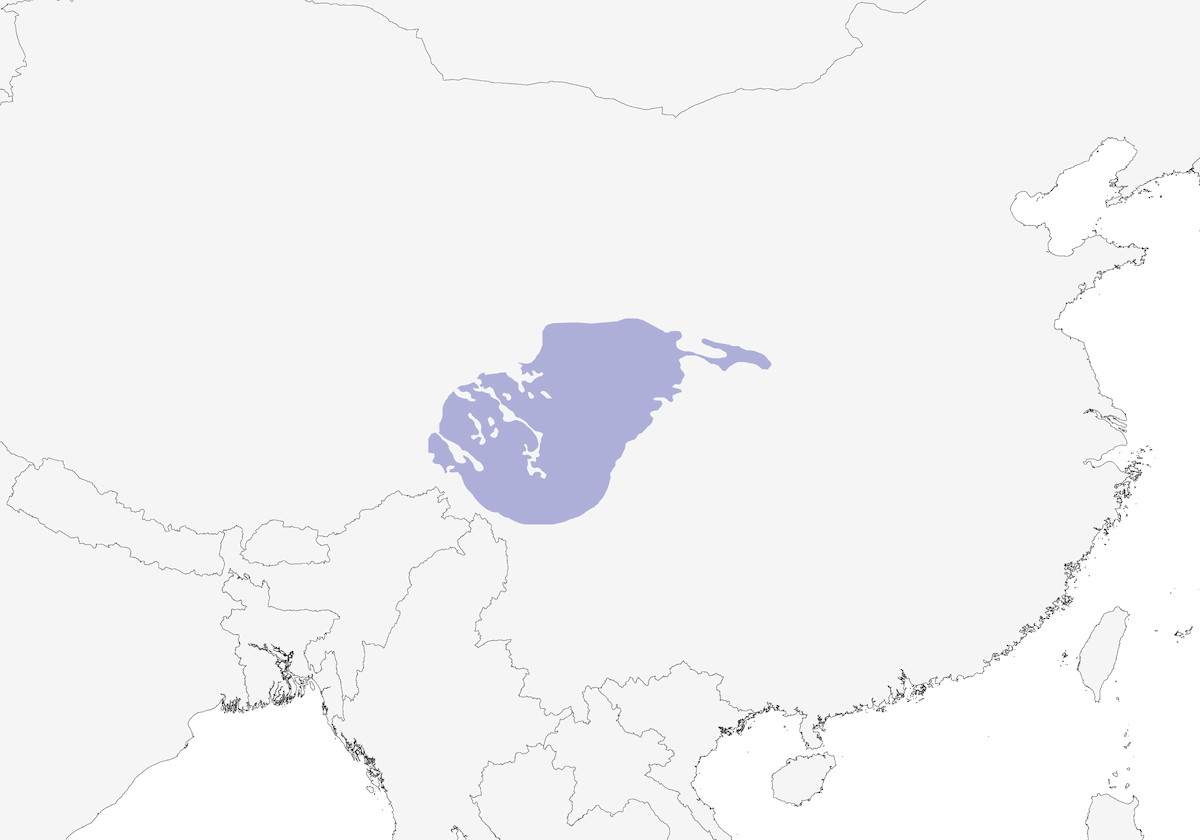 Fulvetta China, Distribución 1