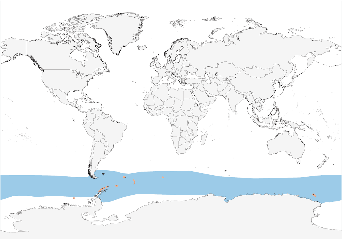 Chinstrap Penguin, Distribution 1