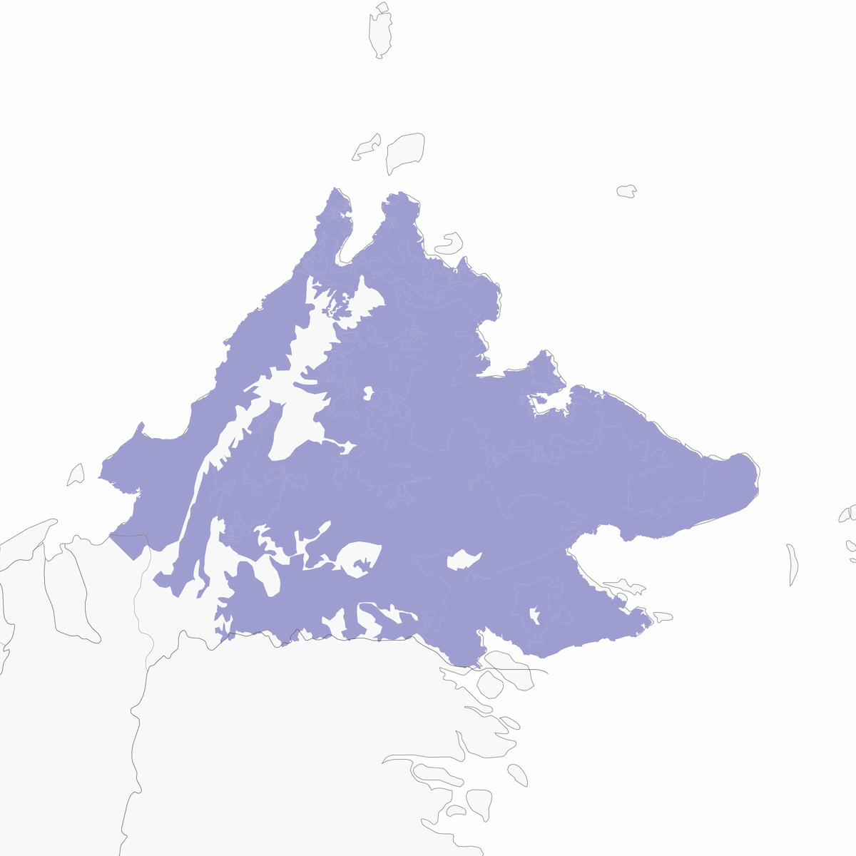 Sabah-Buschwachtel, Verbreitung 1