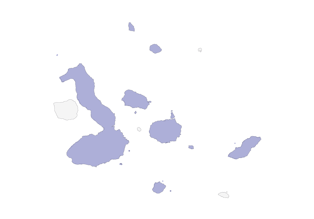 Common Cactus-Finch, Distribution 1