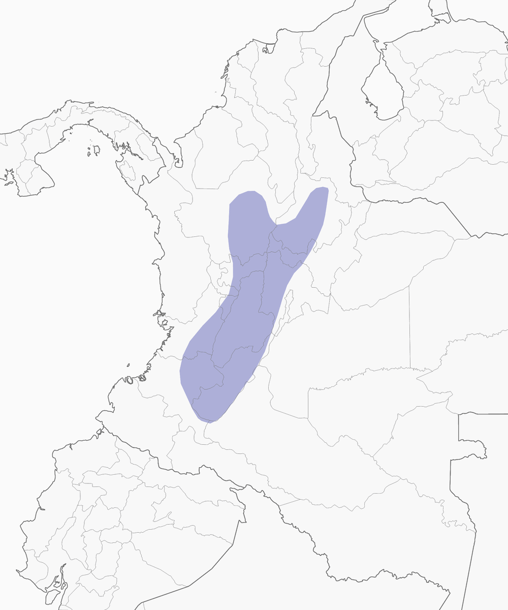 Colombian Chachalaca, Distribution 1