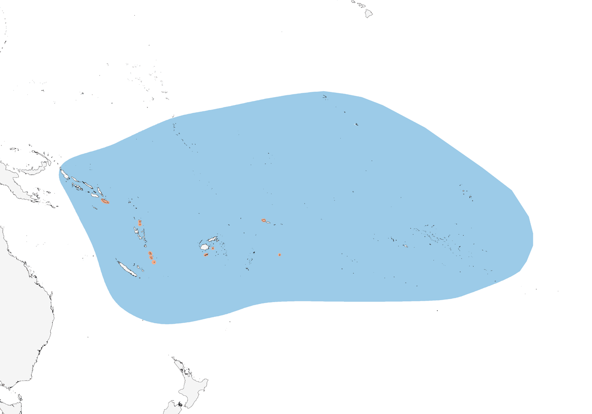 Petrello dal collare, Distribuzione 1