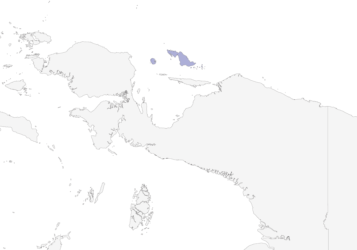 Cuco-alcaudón de Geelvink, Distribución 1