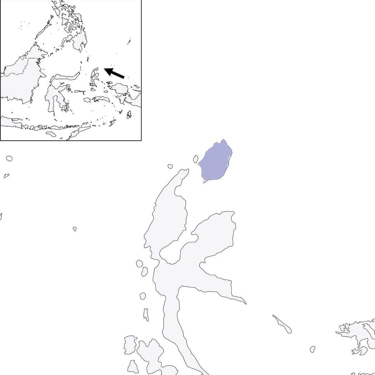 Morotai-Brillenvogel, Verbreitung 1