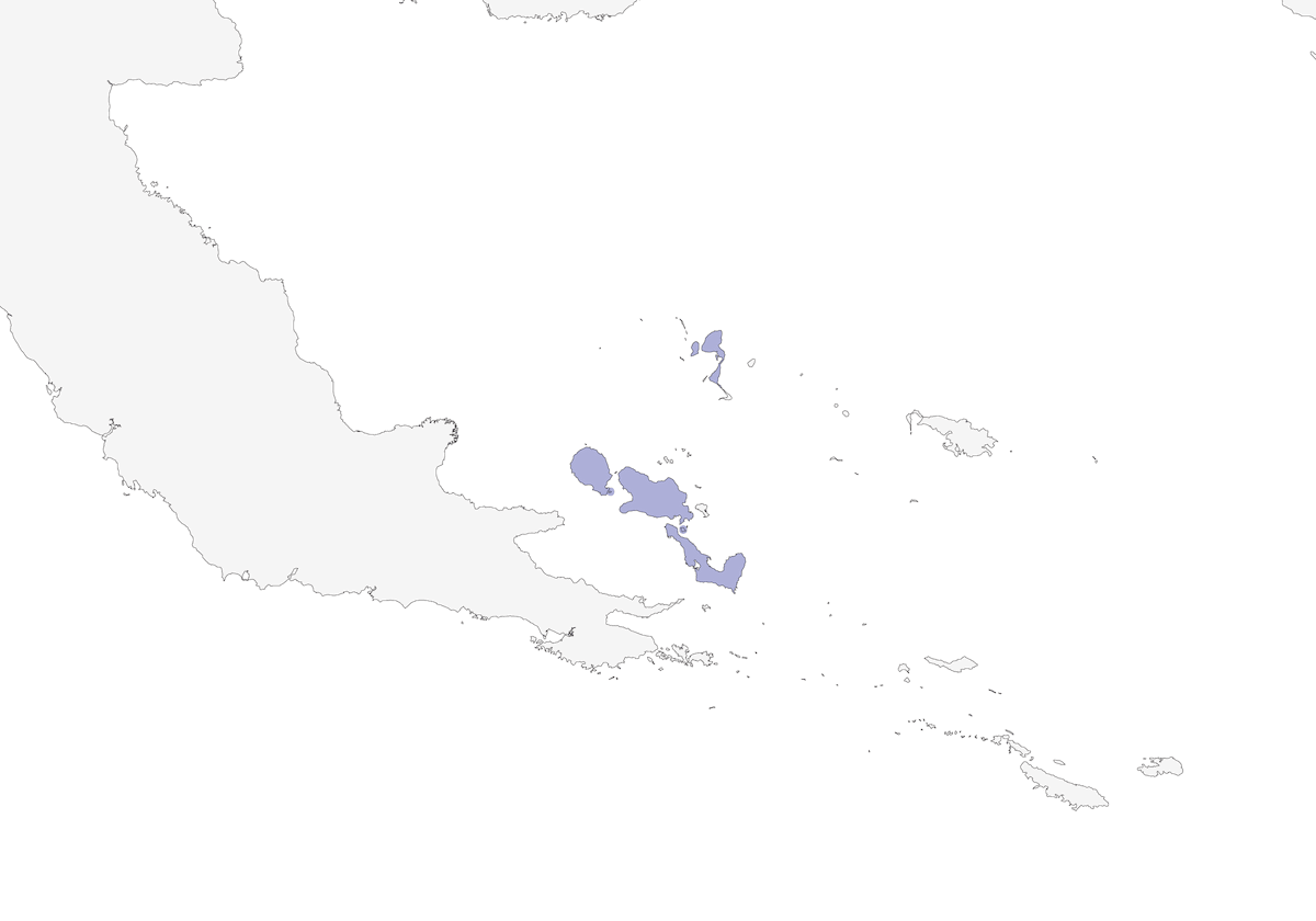 Manucodia riccia, Distribuzione 1