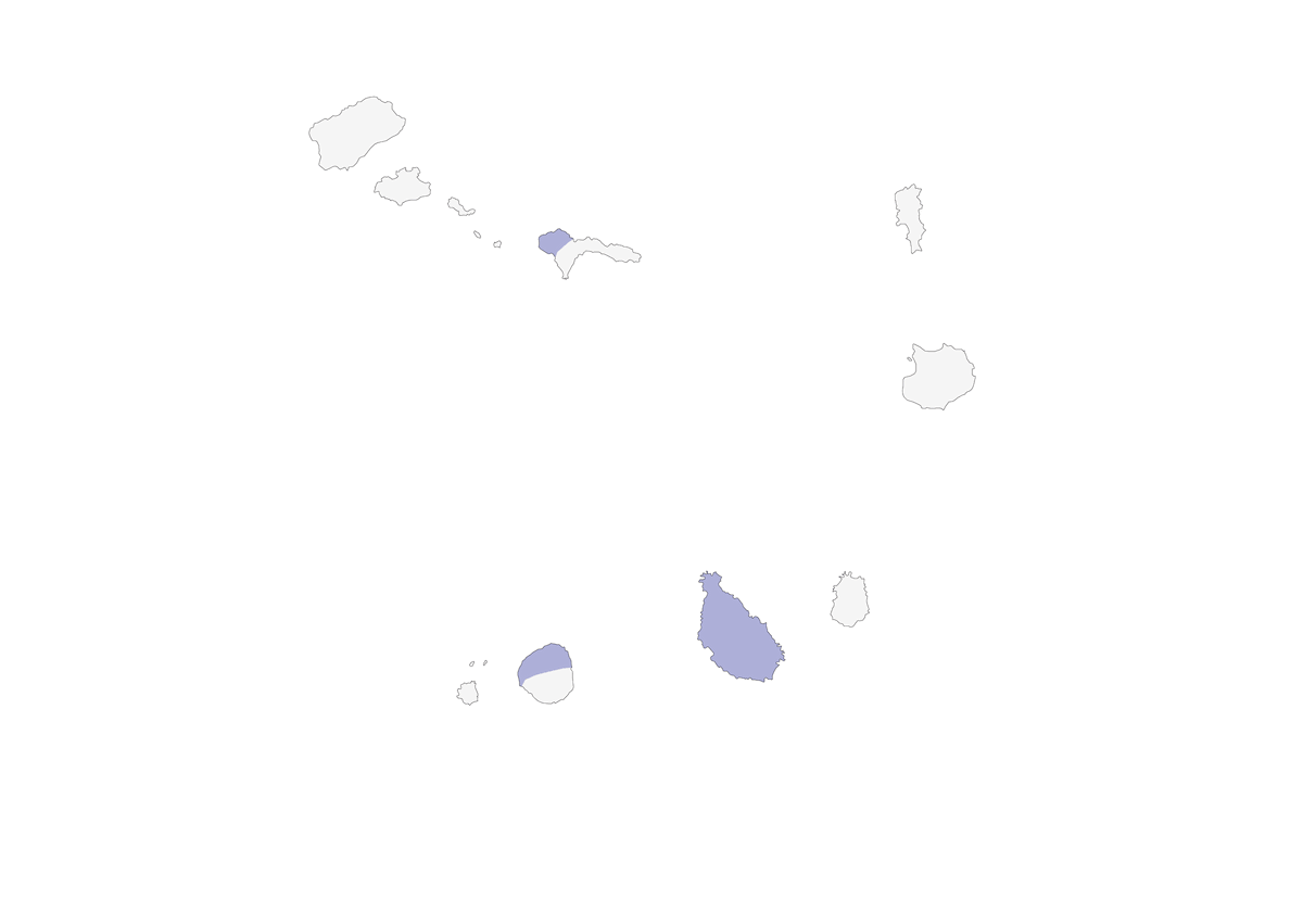 Carricero de Cabo Verde, Distribución 1