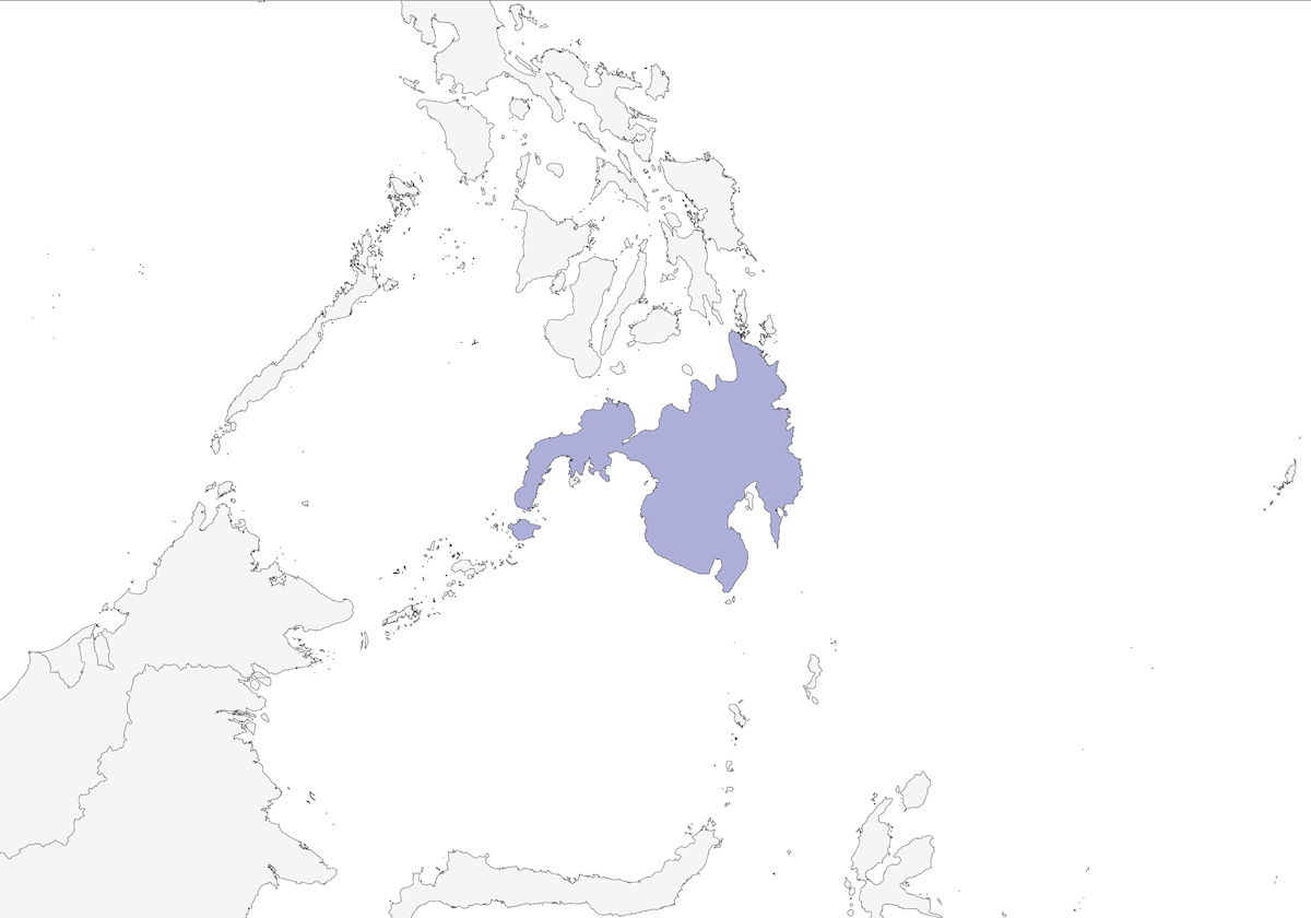 Mindanao Brown-Dove, 分布 1
