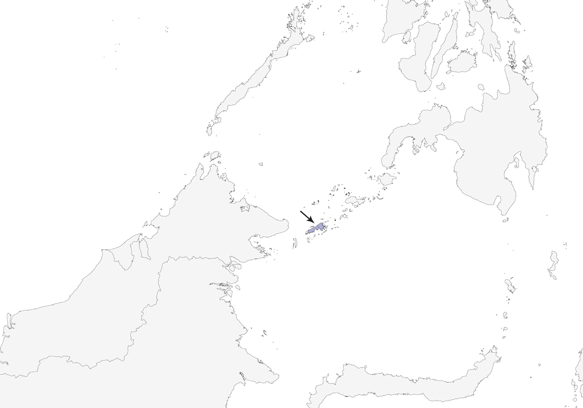 Tawitawi Brown-Dove, Distribution 1