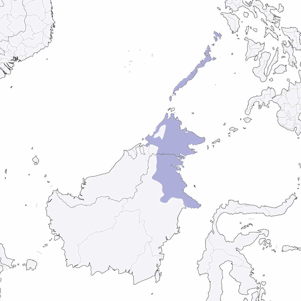Ventriloquial Oriole, Distribution 1