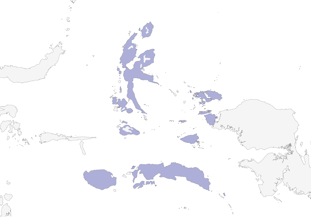 Megápodo Sombrío, Distribución 1