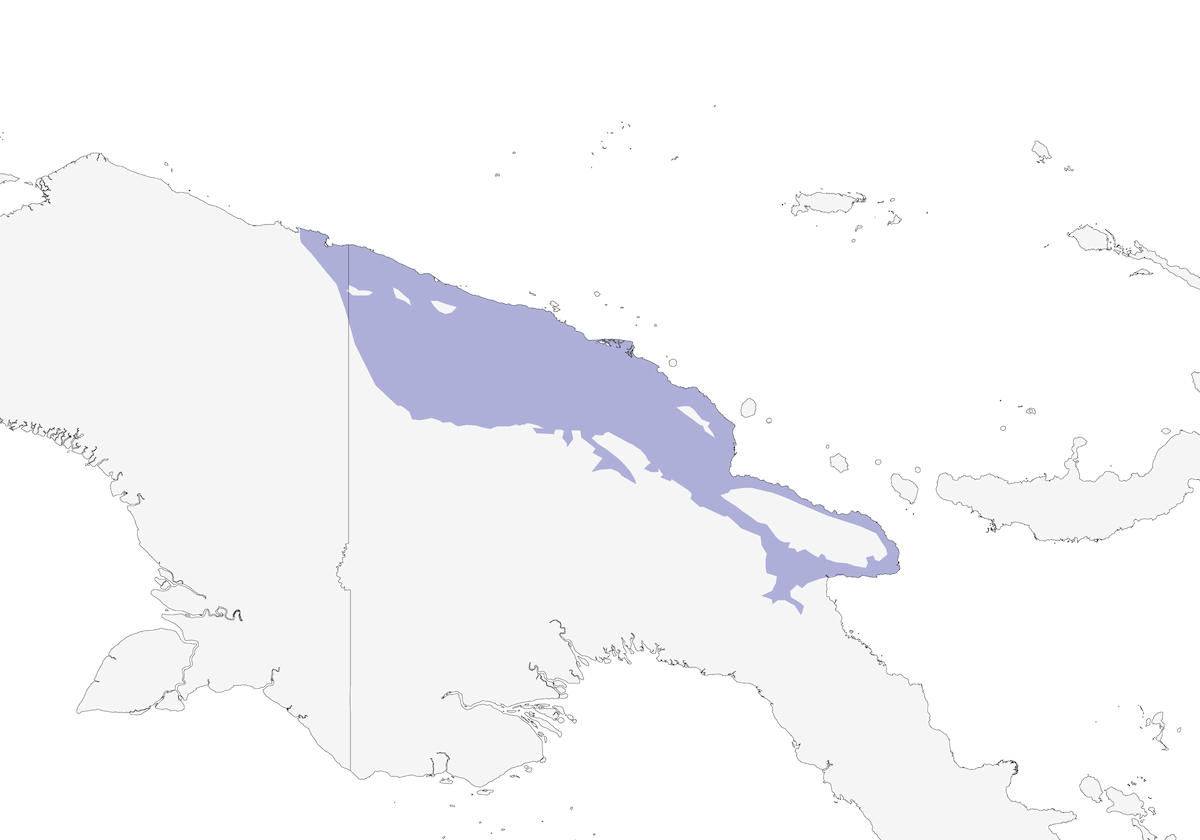 Psittacule d'Edwards, Distribution 1