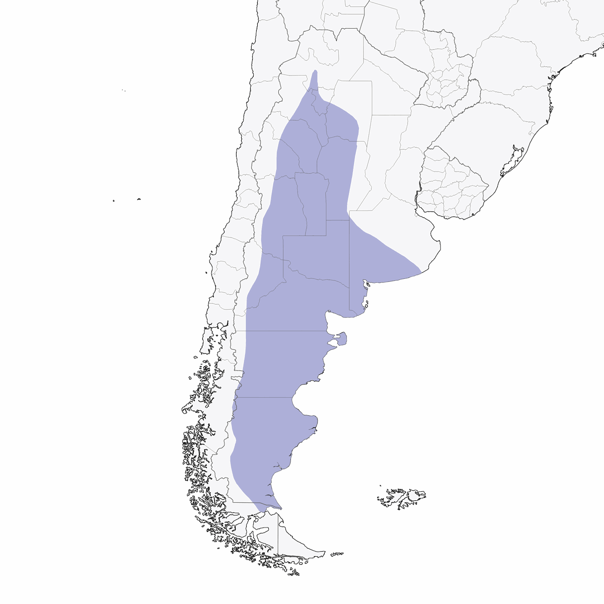 Tinamon élégant, Distribution 1
