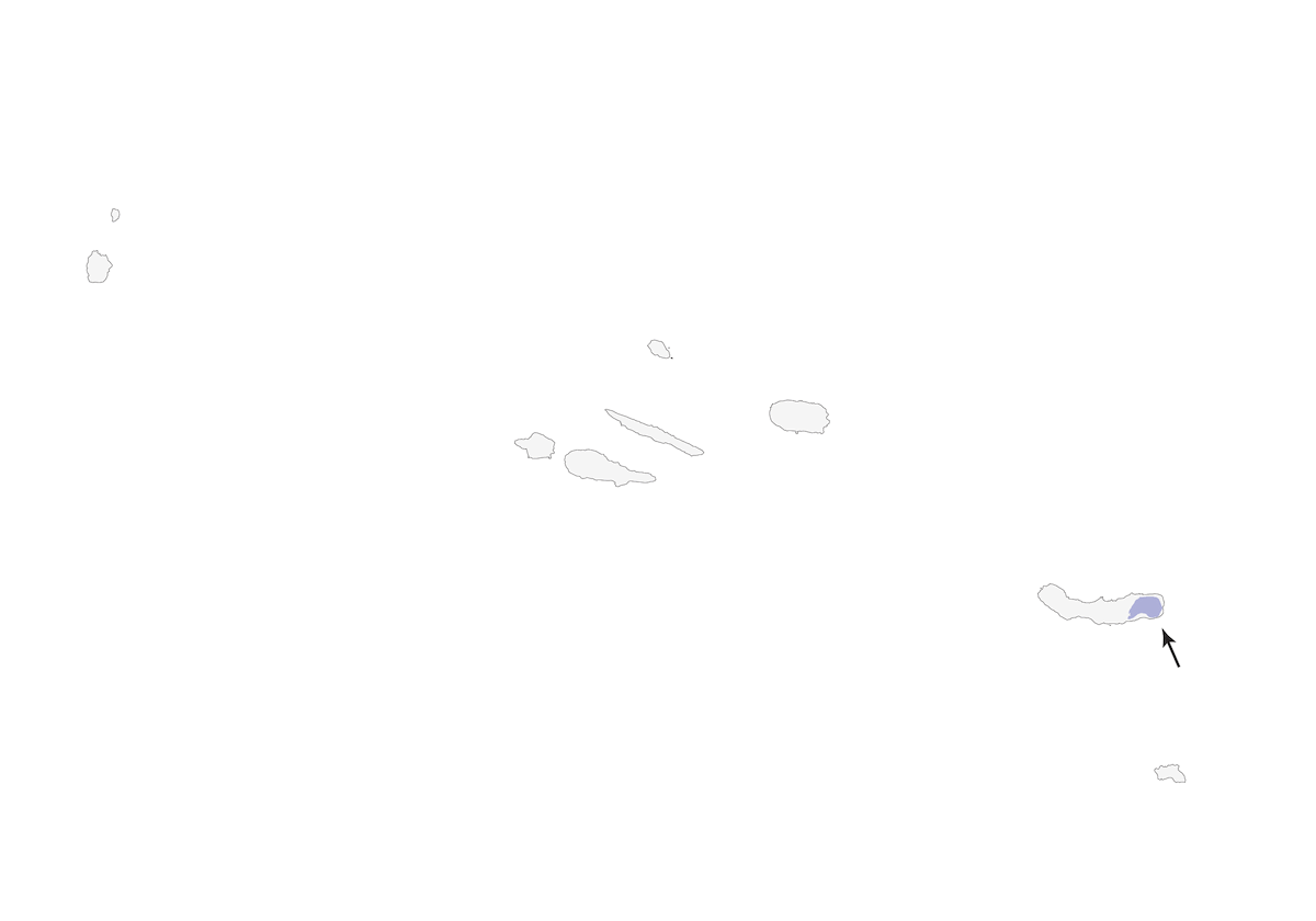 Ciuffolotto delle Azzorre, Distribuzione 1