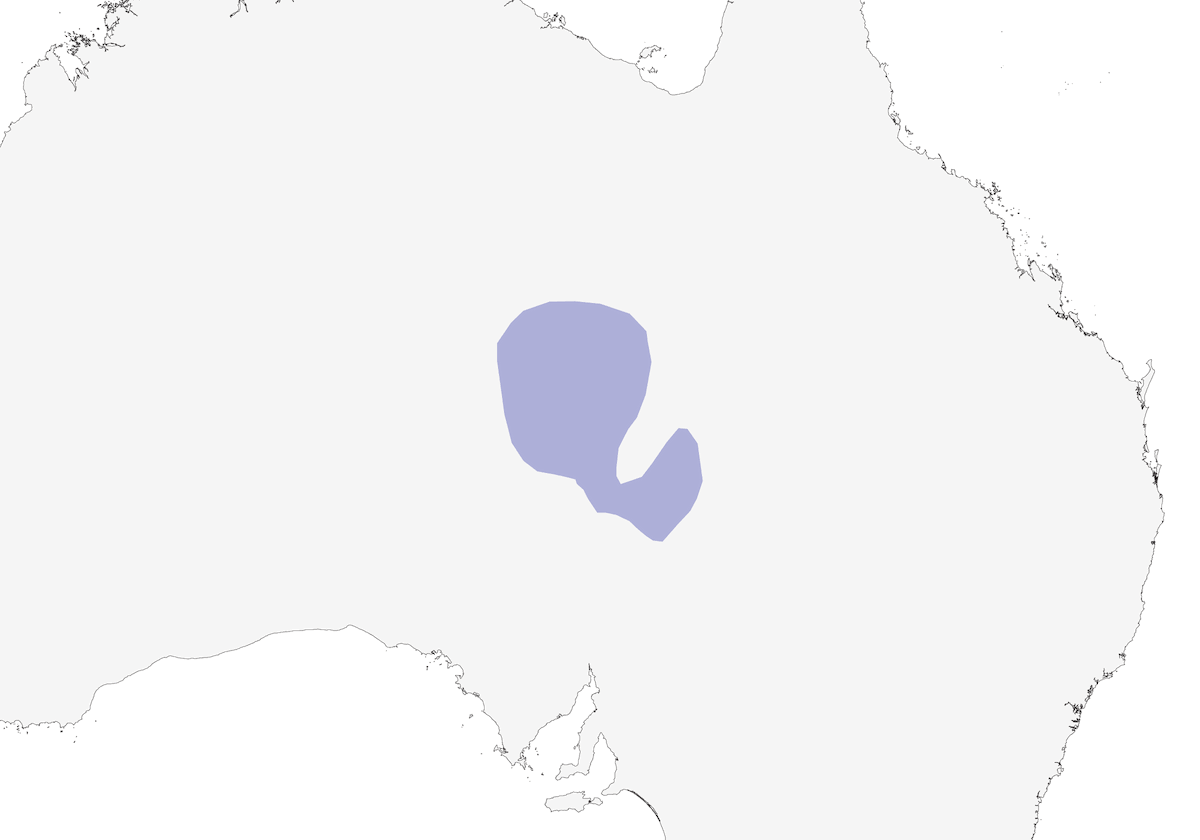 Maluro di Eyre, Distribuzione 1