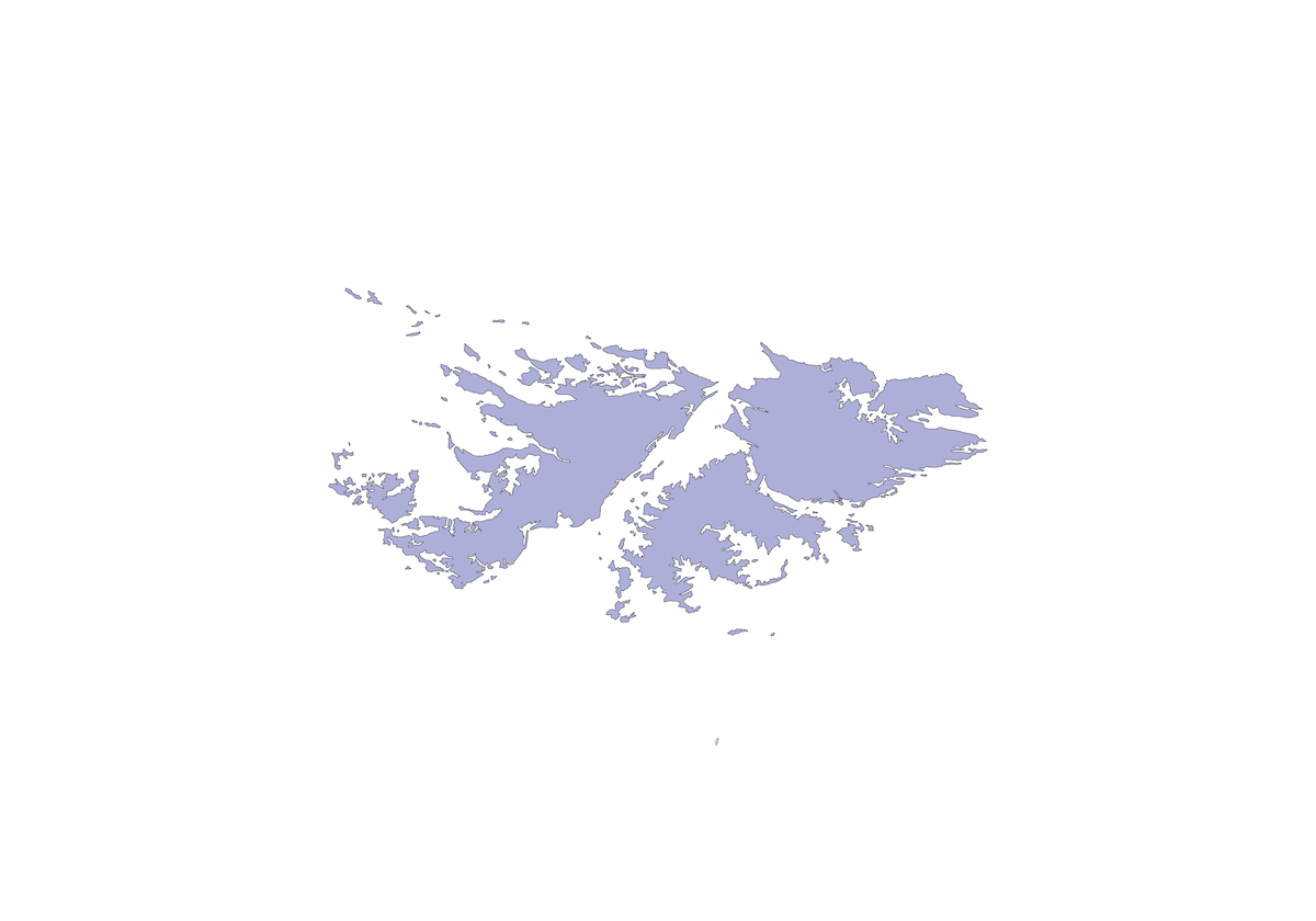 Anatra a vapore delle Falkland, Distribuzione 1