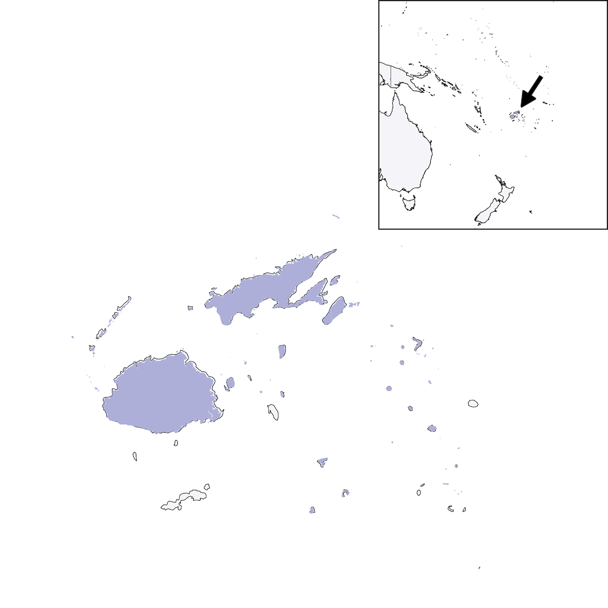 Pigliamosche di Figi, Distribuzione 1