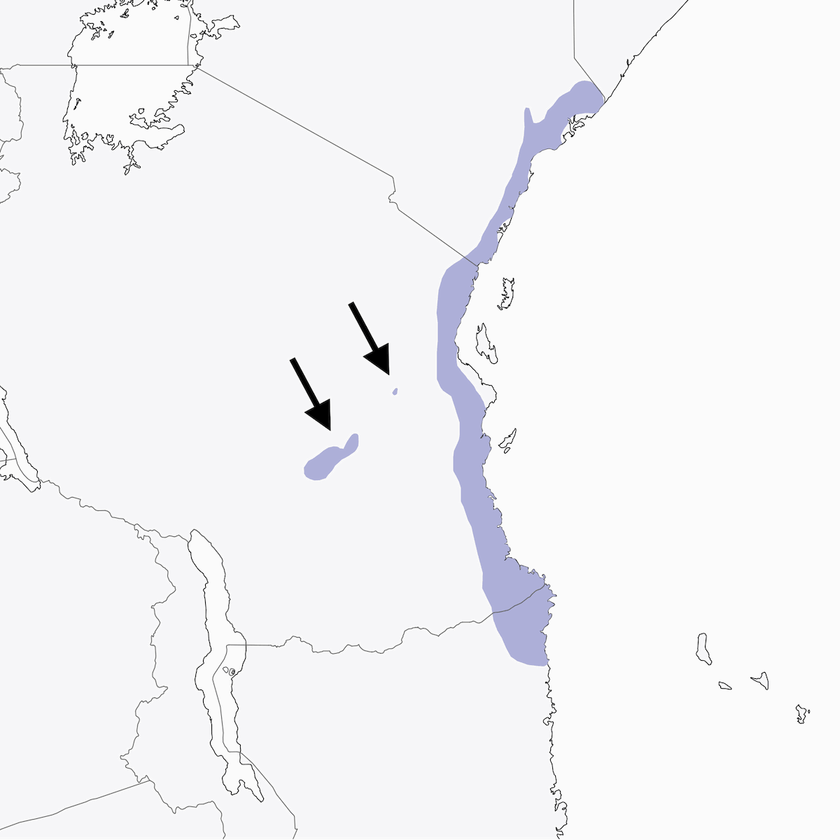 Fischer's Greenbul, Distribution 1