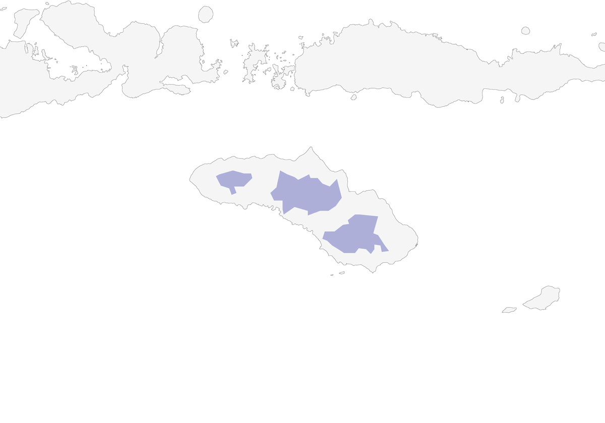 Pigliamosche della giungla di Sumba, Distribuzione 1