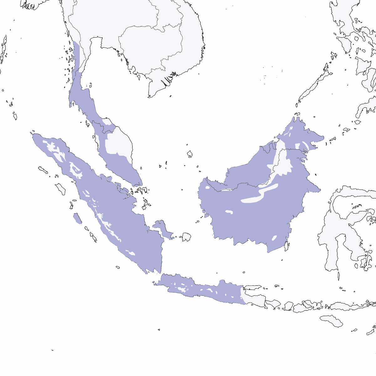Carpintero Gris y Leonado, Distribución 1