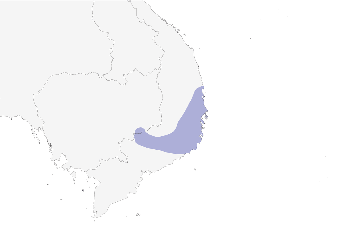 Faisán Ocelado de Germain, Distribución 1
