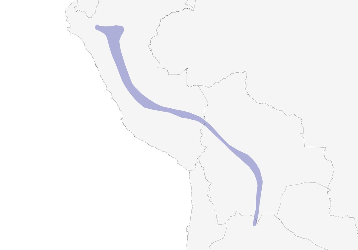 Golden-crowned Flycatcher, Distribution 1