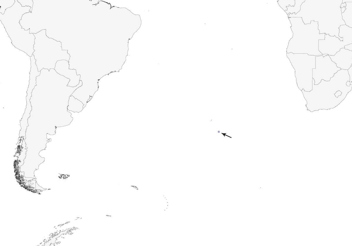 Pinson de Gough, Distribution 1